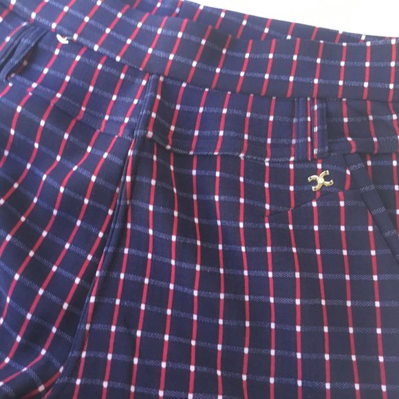 NEW Plaid Leggings Fleece Inside High Rise {Pockets Stretchy ONE SIZE S - Picture 5 of 6